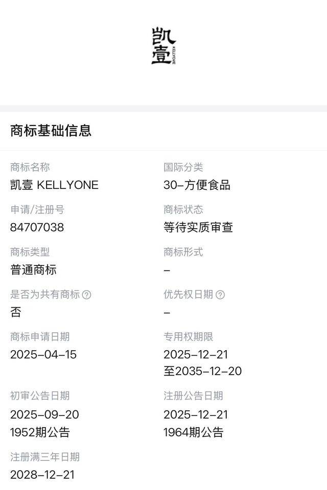 兩個“娃小宗”商標註冊成功