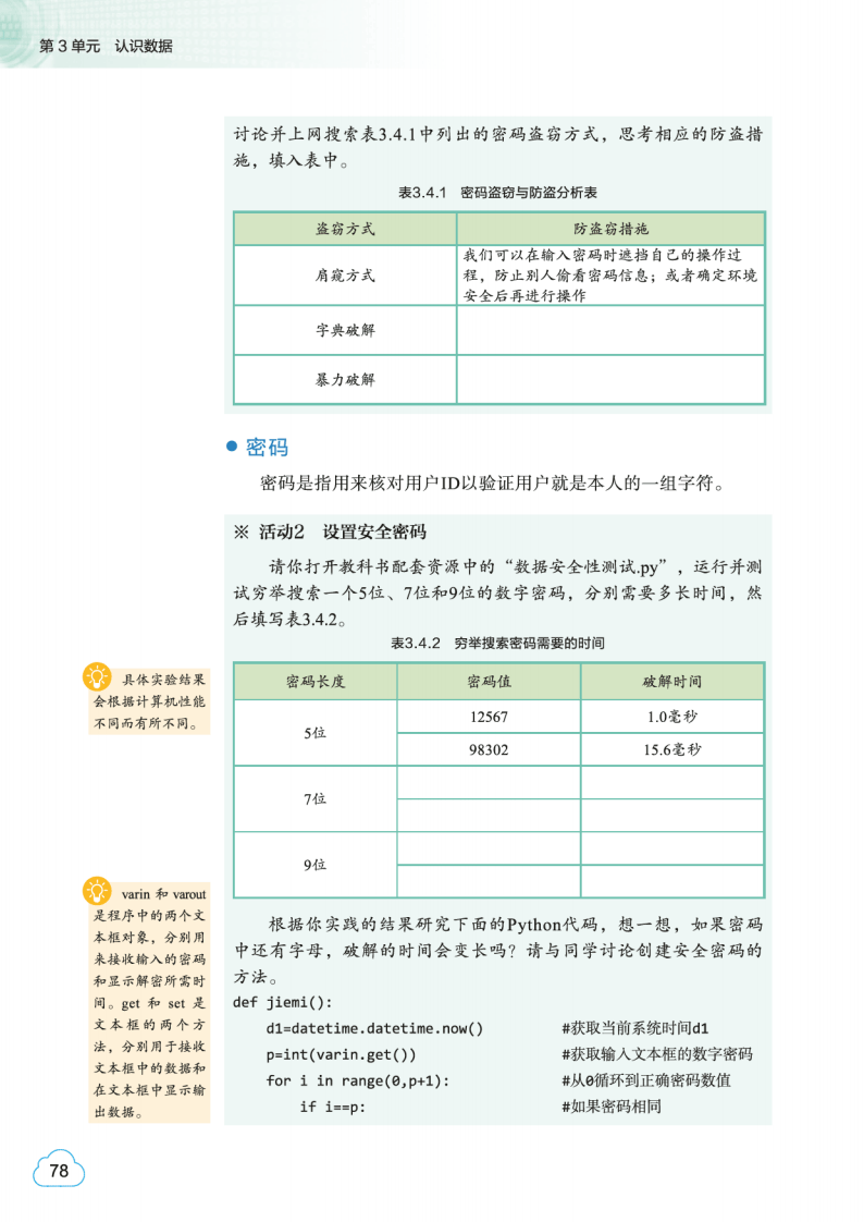 2026教科版高中資訊科技必修1《資料與計算》電子課本