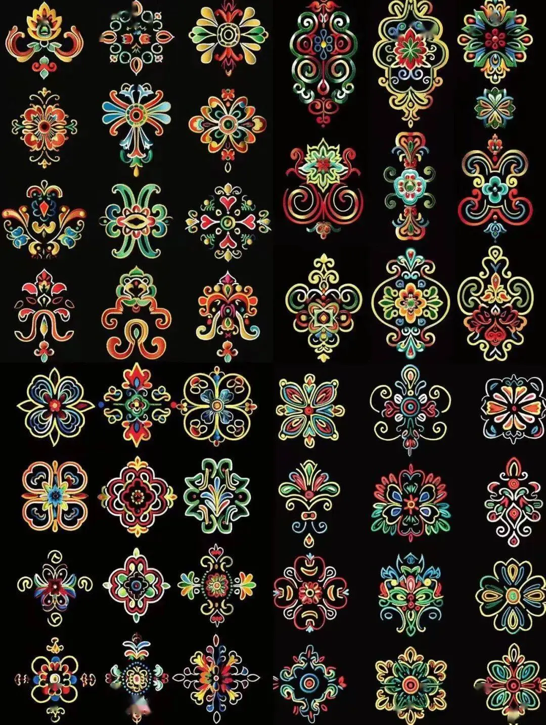 國風古韻-刺繡紋飾紋樣圖案設計分享!