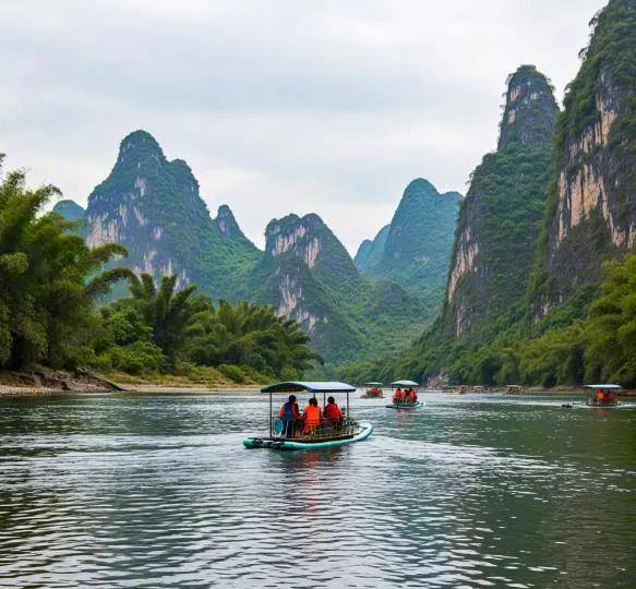 原創桂林旅遊攻略（灕江竹筏全程精華遊乘坐指南）