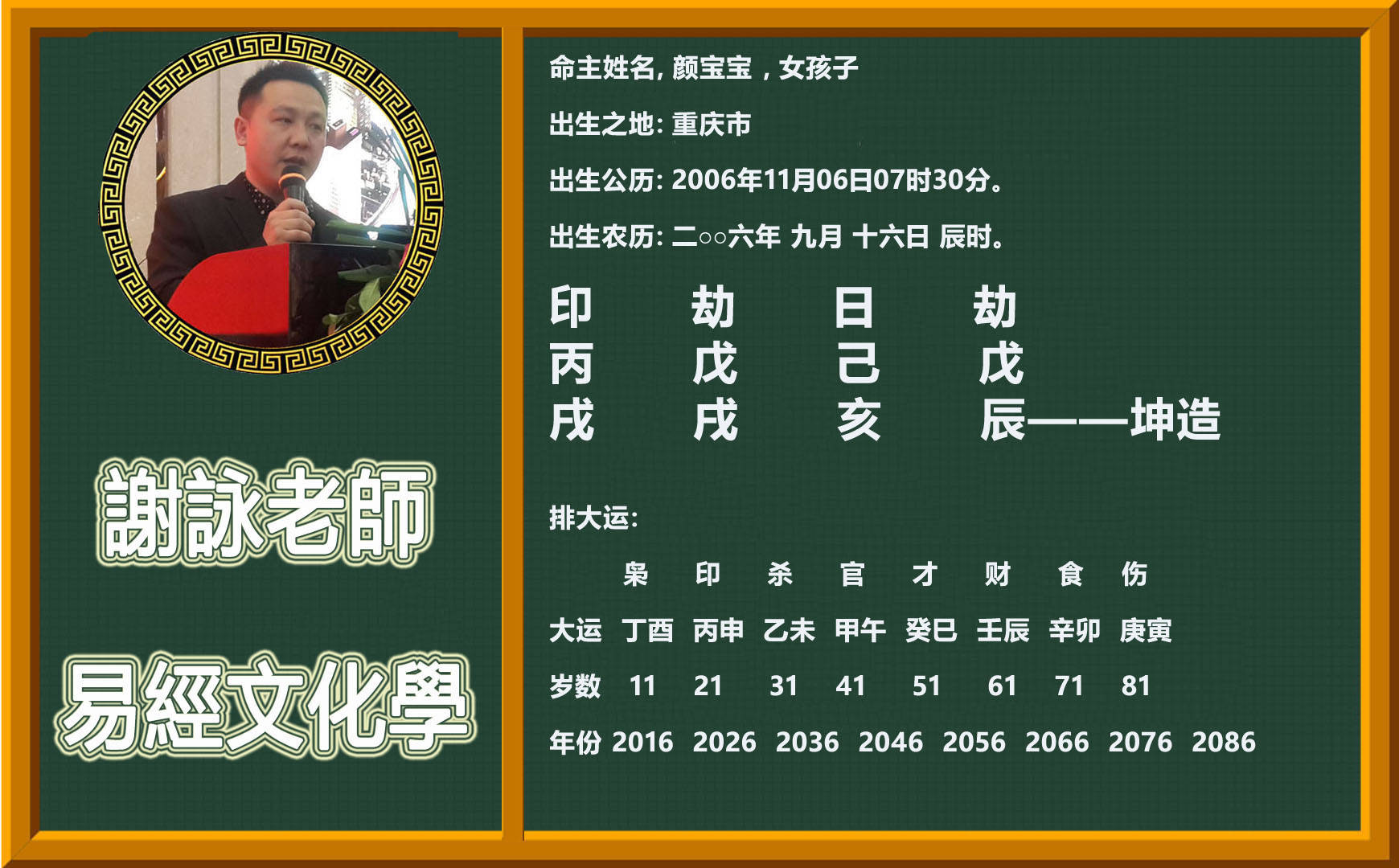 謝詠起名案例詳解第十三篇~重慶大齡寶媽掌上明珠的起名之路