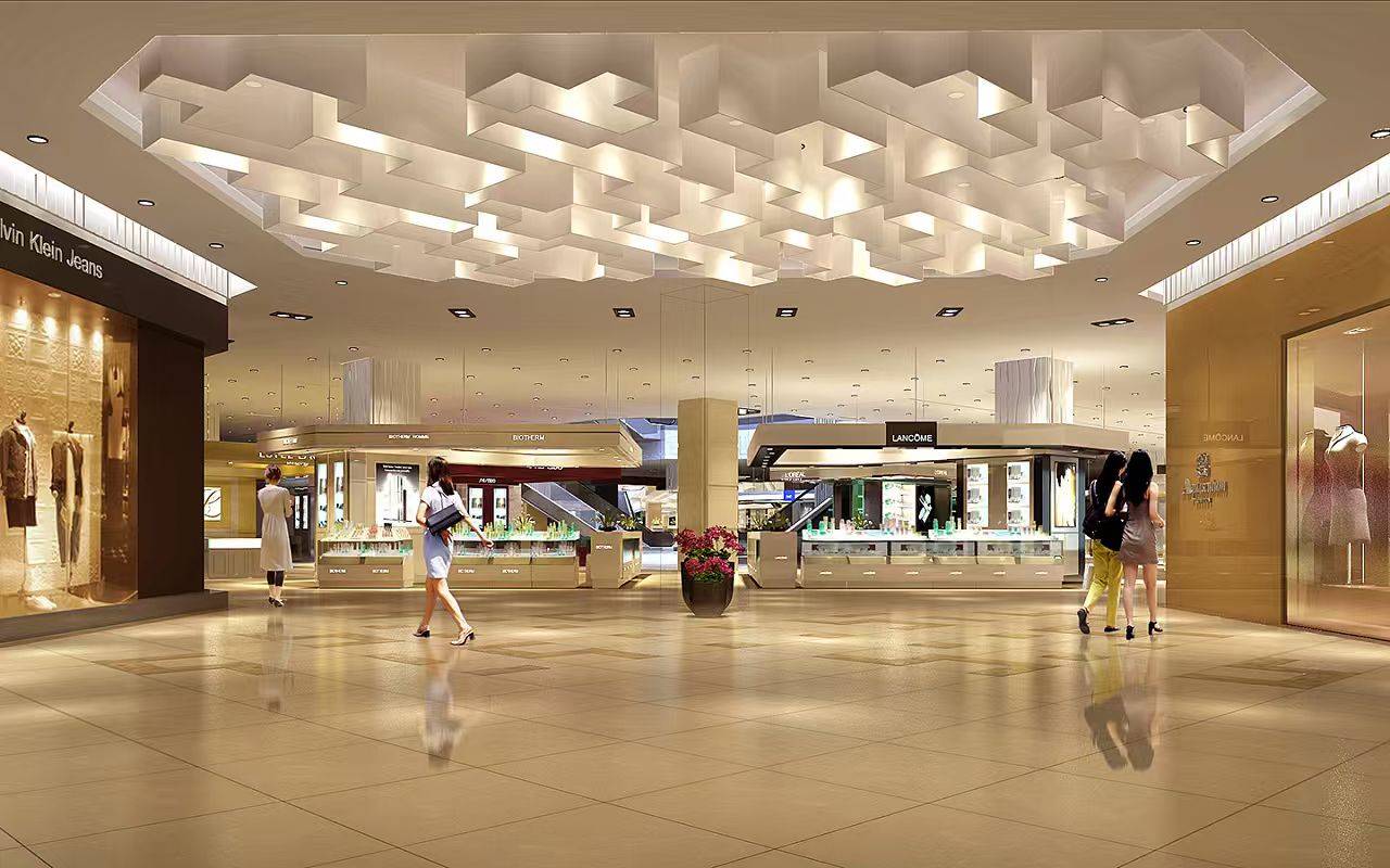 陝西商場裝修設計施工要點，商場超市裝修設計，店鋪裝修設計