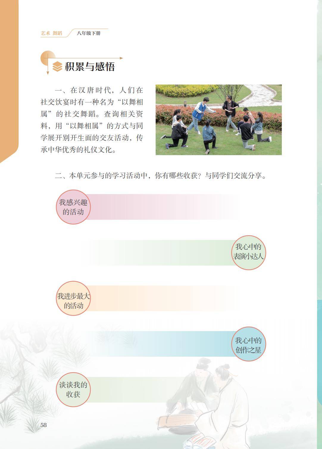 2026蘇少版八年級舞蹈(下冊)電子課本(PDF版新教材)