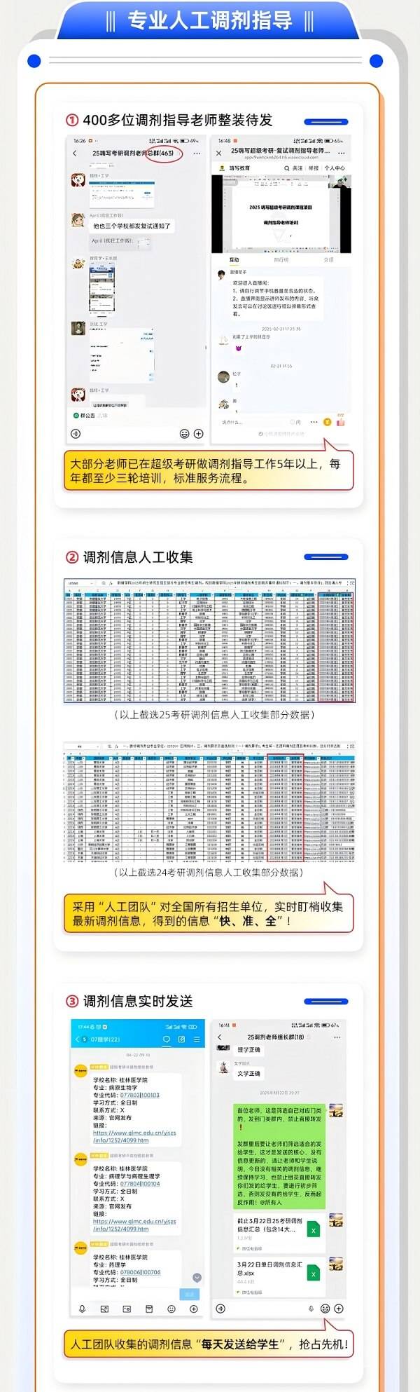 【未進複試·協議退費】2026考研複試調劑3v1保姆班全託管計劃