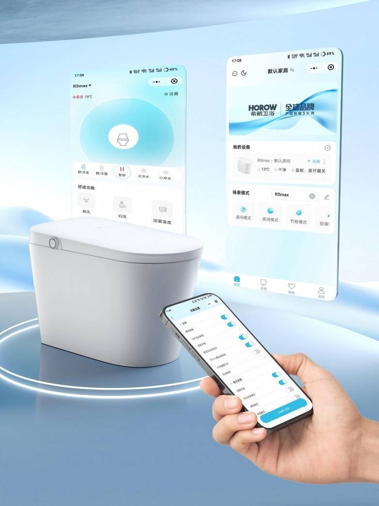 希箭衛浴跨代升級R5max智慧馬桶，以“全域除菌自清潔”重新定義潔淨標準