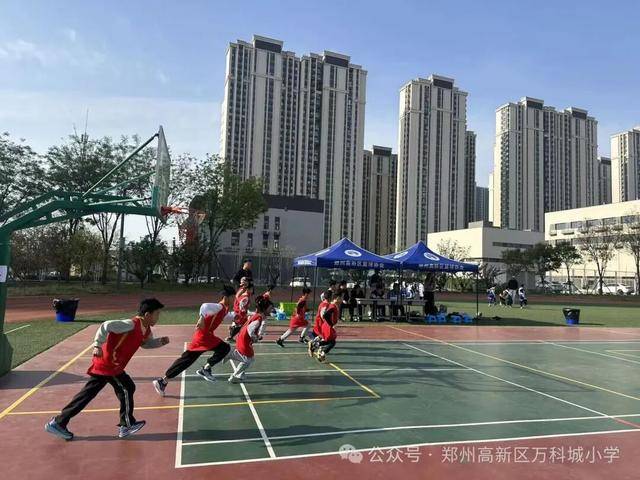 鄭州高新區萬科城小學籃球校隊區級賽事喜獲佳績