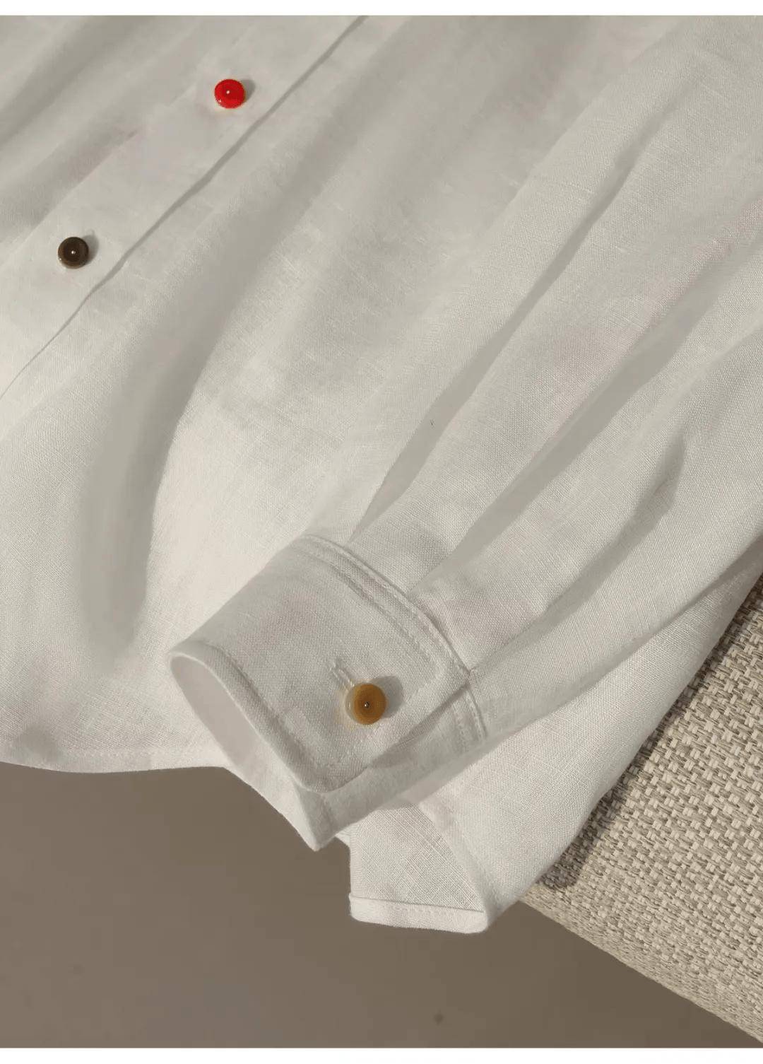 義大利百年“老錢風”，彩虹扣+小馬刺繡苧麻襯衫，穿出定製質感！