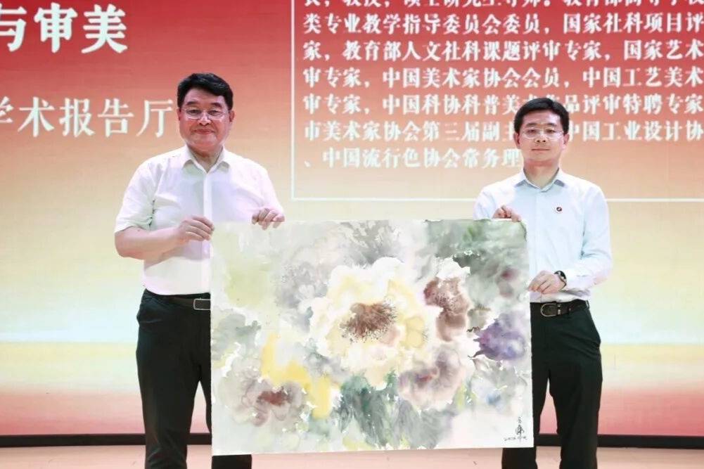 畫家許世虎走進重慶一中天星橋中學