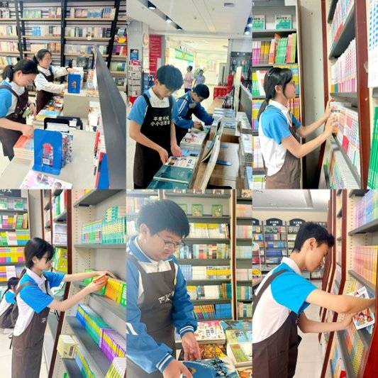 青島平度：實驗中學“鋼七連”“童心向黨·志願服務”活動走進新華書店