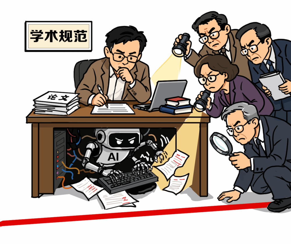 有畫說丨論文用沒用AI，不能打啞謎