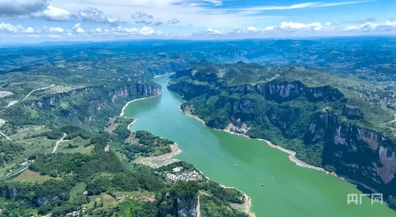 瞰貴州丨烏江山水繪美景 避暑旅遊促振興