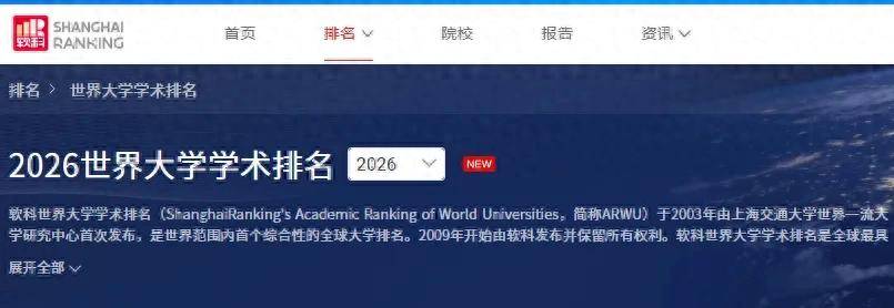 2026軟科世界大學學術排名釋出，山西五所高校上榜！