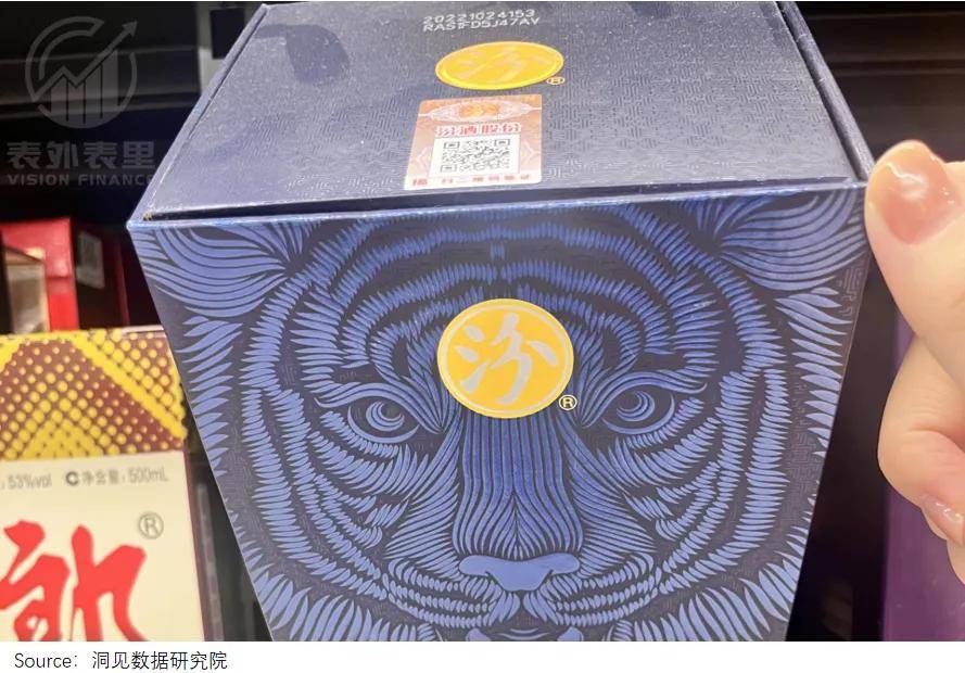 超市貨架上，擺滿了三四年前的白酒