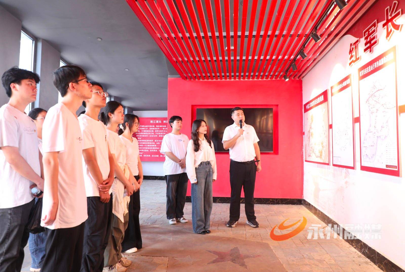 共青團藍山縣委員會開展紅色教育活動