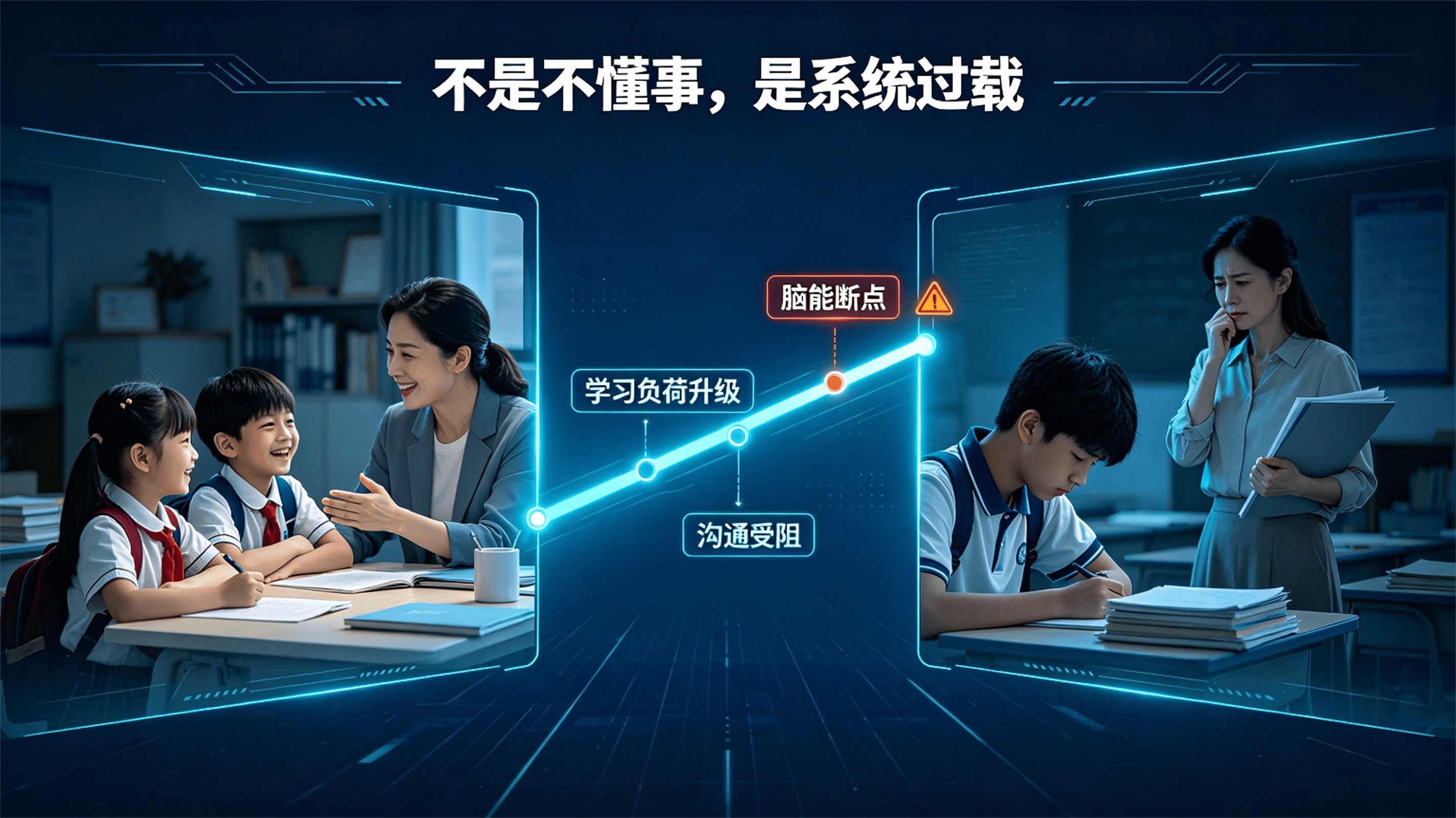小學懂事初中愛抬槓？叛逆只是表象，腦能思維鏈已經報警