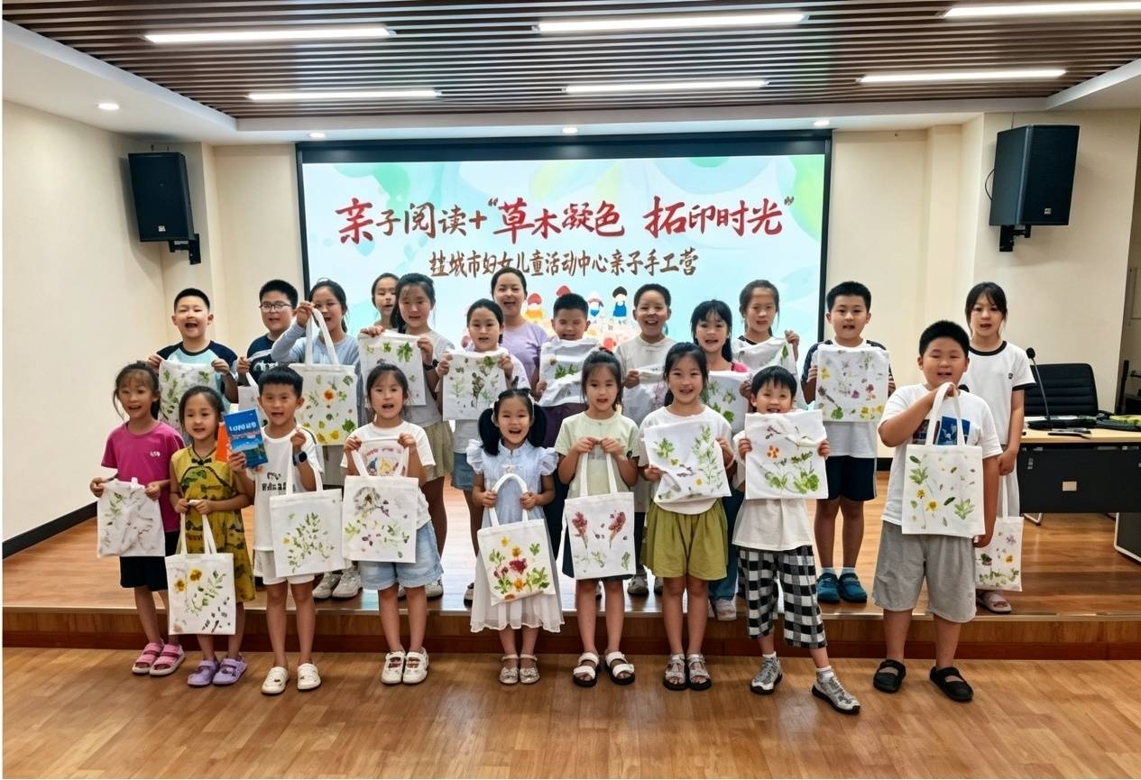 長白縣圖書館：草木凝色 拓印時光