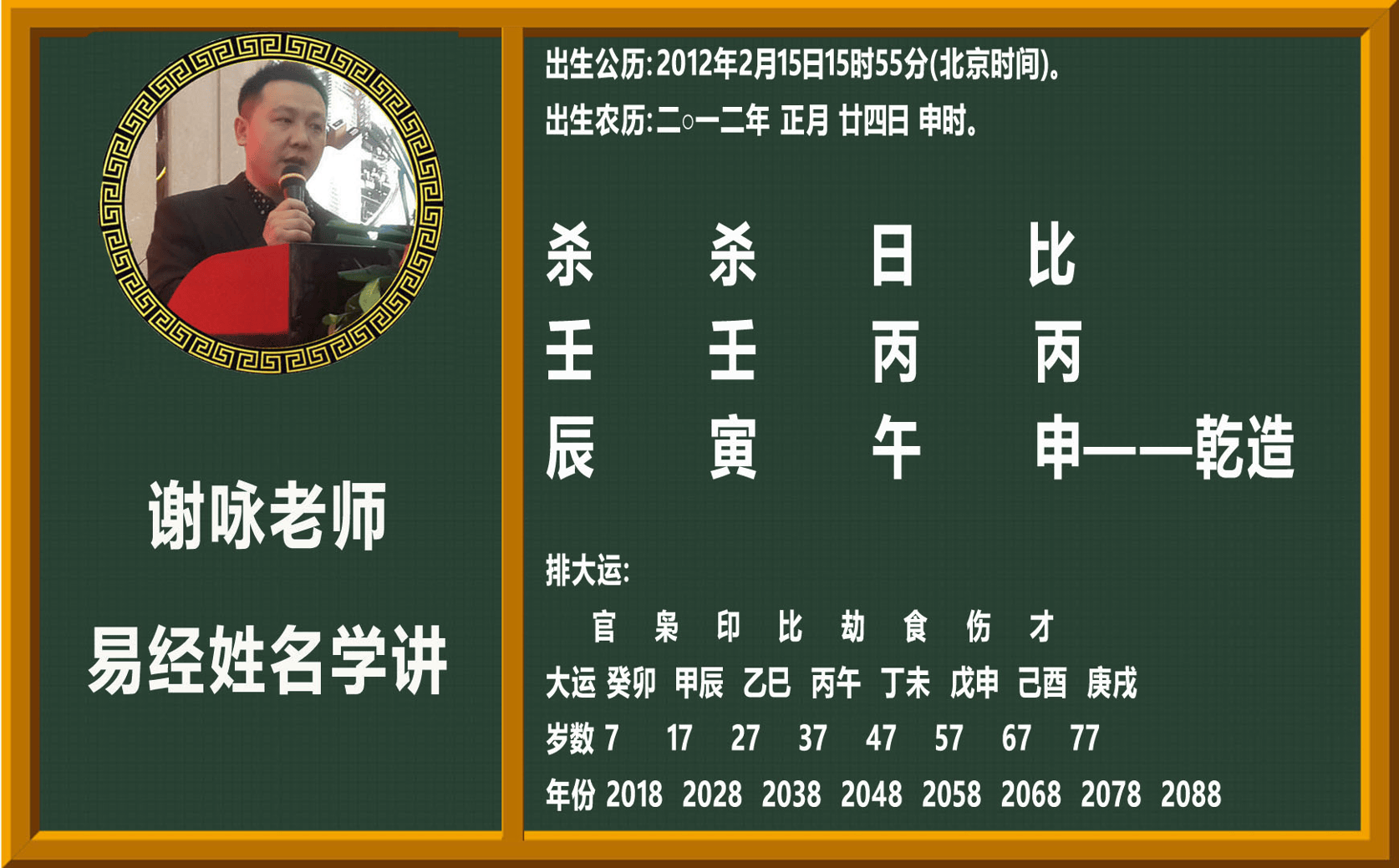 原創謝詠起名案例詳解第四篇~ 有一種相識叫做一見如故