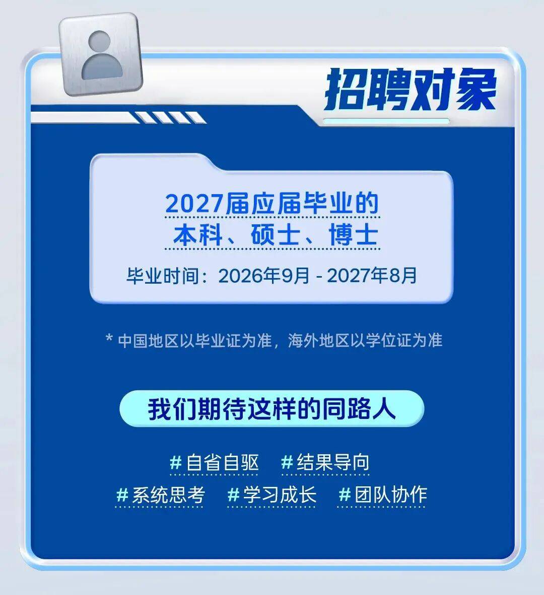 吉利控股集團等公開招聘！