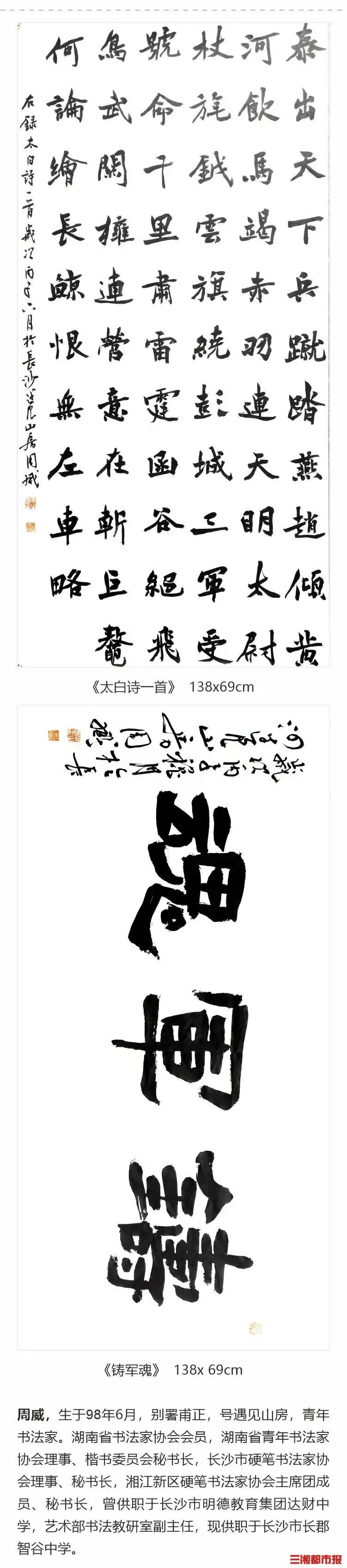 愛出者愛返 福往者福來——湖南省文藝志願者協會組織書法家以翰墨致謝愛心企業
