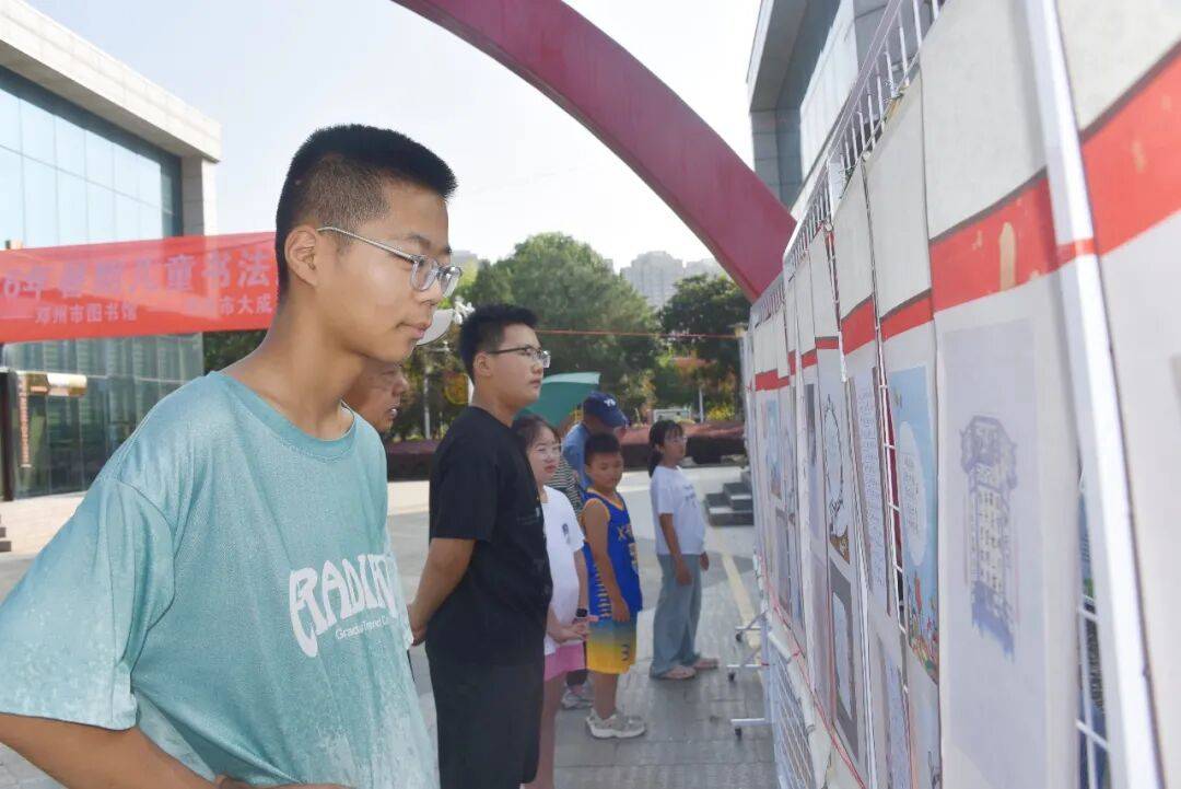 鄧州市圖書館2026暑期兒童書法展圓滿落幕