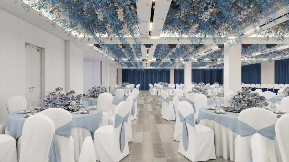 陝西宴會廳裝修設計，陝西酒店主題宴會中心裝修，陝西餐飲場所裝修