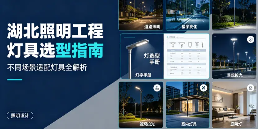 湖北照明工程燈具選型指南：不同場景適配燈具全解析